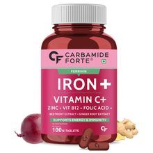Carbamide Forte Iron + Vitamin C + Folic Acid Supplement