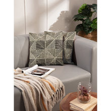 Twig & Twine Neoteric Pack of 2 Square Embroidery Cushion Covers