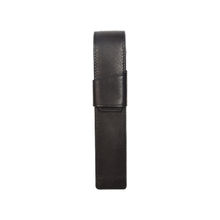 Sassora Genuine Leather Black Pen Holder Case - Set Of 1 (M)