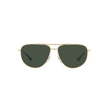 Vogue Eyewear Green Lens Pilot Sunglasses (0vo4210si | 58 Mm | Gold)