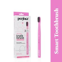 Perfora Smart Electric Toothbrush Hot Pink Limited Edition With Case&2Brushheads