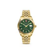 Swiss Military Hanowa Men Master Diligenter Green Round Dial Analog Watch - SMWGL0005412 (M)
