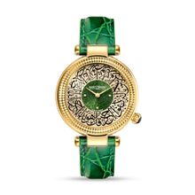 Saint Honore Paris Green Round Dial Analog Watch For Womens-Au762021-3Tav (M)