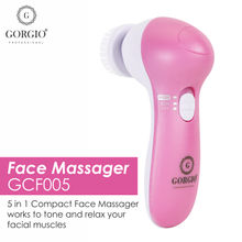 Gorgio Professional 5 In 1 Compact Face Massager (Color May Vary) (GCF005)