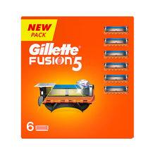 Gillette Fusion Shaving Blades- Pack of 6 (Cartridges)