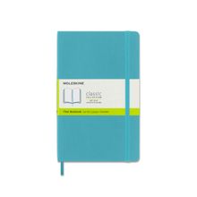 MOLESKINE Classic Large Soft Cover Notebook (Plain) - Reef Blue