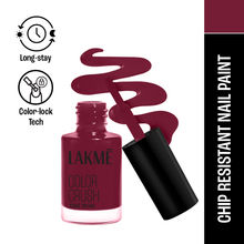 Lakme True Wear Color Crush Nail Polish, Long Lasting & Vibrant Nail Paint
