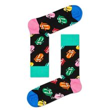 Happy Socks Rolling Stones Paint It Bright Sock - Black