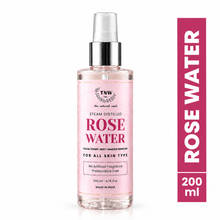 TNW The Natural Wash 100% Steam Distilled Rose Water Face Toner Spray Gulab Jal Hydration
