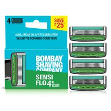 Bombay Shaving Company Sensiflo - 4 Cartridge - Pack Of 4