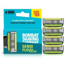 Bombay Shaving Company Sensiflo - 6 Cartridge - Pack Of 4