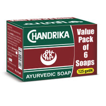 Chandrika Ayurvedic Soap Value Pack Of 6 Soaps