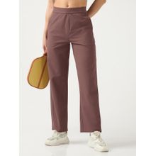 Technosport Women Straight Fit Trackpant - Mauve