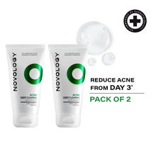 Novology Acne Clearing Foaming Cleanser, Pack of 2