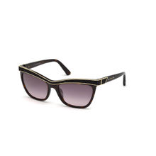 Swarovski Sunglasses SK0075 55 53F Women Sunglass Gradient Brown Lens Color (55)