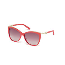 Swarovski Sunglasses SK0104 57 66F Women Sunglass Brown Lens Color (57)
