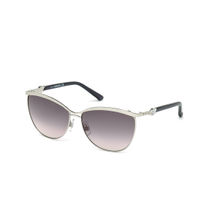 Swarovski Sunglasses SK0105 60 16B Women Sunglass Gradient Smoke Lens Color (60)