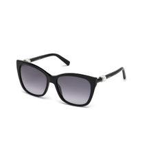 Swarovski Sunglasses SK0129 58 01B Women Sunglass Smoke Lens Color (58)