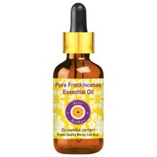 Deve Herbes Pure Frankincense Essential Oil (Boswellia carterii) Therapeutic Grade Steam Distilled
