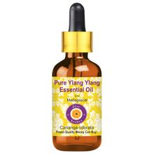 Deve Herbes Pure Ylang Ylang Essential Oil (Cananga odorata) Therapeutic Grade Steam Distilled