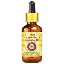 Deve Herbes Pure Juniper Berry Essential Oil (Juniperus communis) Therapeutic Garde Steam Distilled