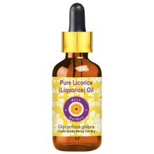 Deve Herbes Pure Liquorice (Licorice) Oil (Glycyrrhiza glabra) Natural Therapeutic Grade