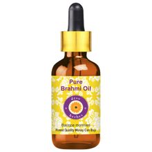Deve Herbes Pure Brahmi Oil (Bacopa monnieri) for Hair Growth