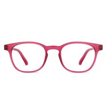 Lenskart Hustlr Flamingo Full Rim Wayfarer Hustlr Pink Eyeglasses Size-46