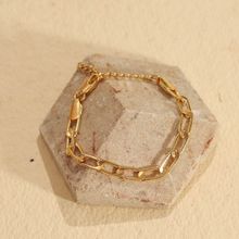 Pipa Bella by Nykaa Fashion Gold-Plated Adjustable Mini Link Bracelet