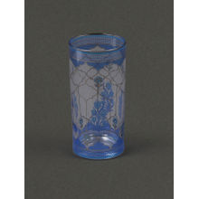 Ritu Kumar Blue Jalmahal Glass (Set Of 4)