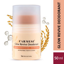 Carmesi Glow Revive Underarm Roll On, Rice Water, AHAs for Pigmentation & Odour Control