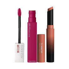 Maybelline New York Let Your Lips Talk- Ultimattes More Taupe + Super Stay Matte Ink 120 Artist
