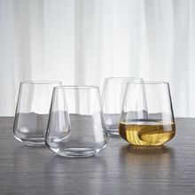 Bohemia Crystal Sandra Whiskey Glass Set, 400ml, Set of 6 ,Transparent