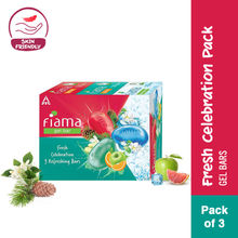 Fiama Gel Bar Fresh Celebration Pack, Variety Pack, Skin Conditioners - Pack of 3