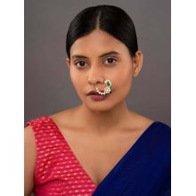 Sica Jewellery 925 Silver Moissanite Polki Tarini Nath