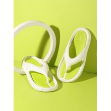 Yoho Men Sponge Flipflops White & Mint Green