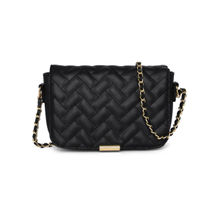 Accessorize London Quinn Quilted Chain X Body