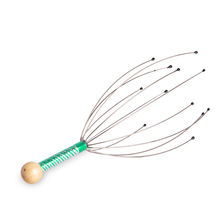 Stasia Street De-Stress Head & Scalp Massager Spa Therapy - Promotes Hair Growth - Green