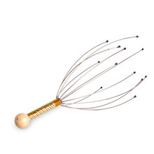 Stasia Street De-Stress Head & Scalp Massager Spa Therapy - Promotes Hair Growth - Yellow