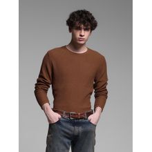 Jack & Jones Light Brown Slim Fit Knitted Sweater