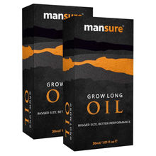 ManSure Grow Long Massage Oil For Men - Pack of 2