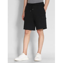 American Eagle Men Black 24/7 Cargo Jogger Short