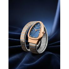 French Connection Women Oval Blue Dial Analog Watch - FCN0189URTM (M)