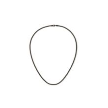 Daniel Wellington Unisex Tide Mesh Anthracite Grey Metal Necklace