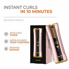 Tash Hair Twirl Automatic Cordless Hair Curler Professional Ceramic Curling Iron Portable Curler