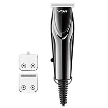 VGR 3 In 1 Beard Trimmer And Hair Clipper, Corded (Black)