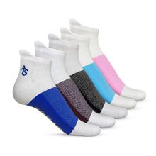 TalkingSox Multi-Color Bamboo Ankle Socks for Men & Women - Moisture-Wicking Technology (Pack of 5)