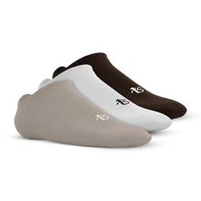 TalkingSox Multi-Color Bamboo Ankle Socks - Moisture-Wicking Technology (Pack of 3)