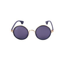 Floyd Purple Lense Black Frame Round Sunglasses Z2109 Blk Gry