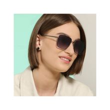 John Jacobs by Lenskart Black Gradient Full Rim Square Sunglasses